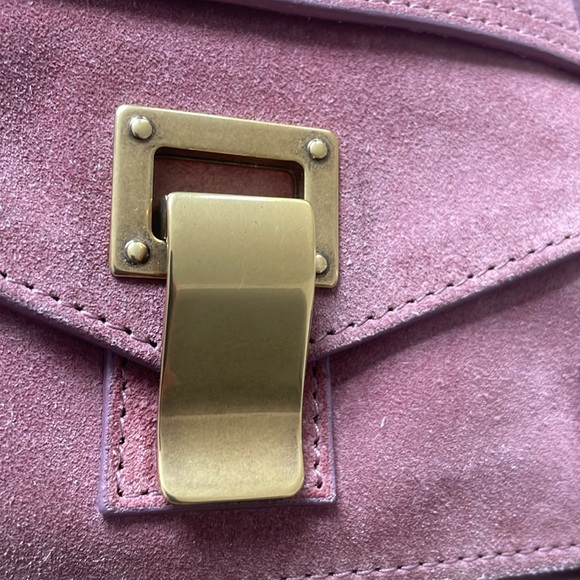 Proenza Schouler PS1 Suede Pochette in “Antique Pink” - Picture 6 of 13